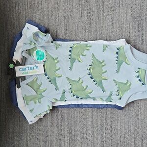 Carter's 3 Piece Dino Bodysuits
